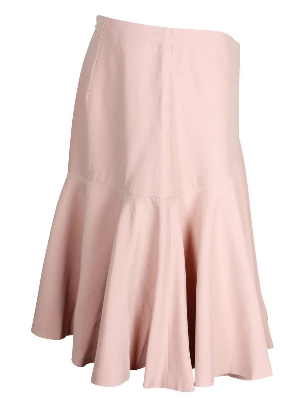 Pre-owned Alexander Mcqueen Pleated Mini Skirt In Pink