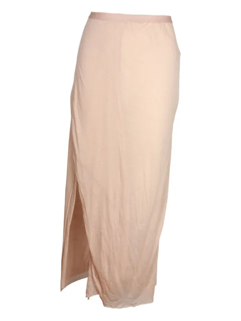 Rick Owens Vintage side-slit midi skirt