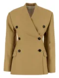 Co double-breasted blazer - Brown