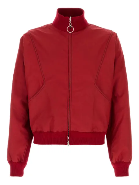 1989 STUDIO logo-patch bomber jacket