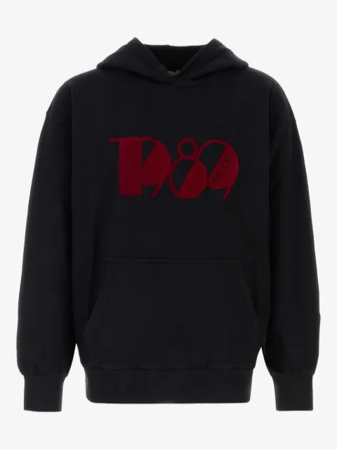 1989 STUDIO logo-embellishment cotton hoodie