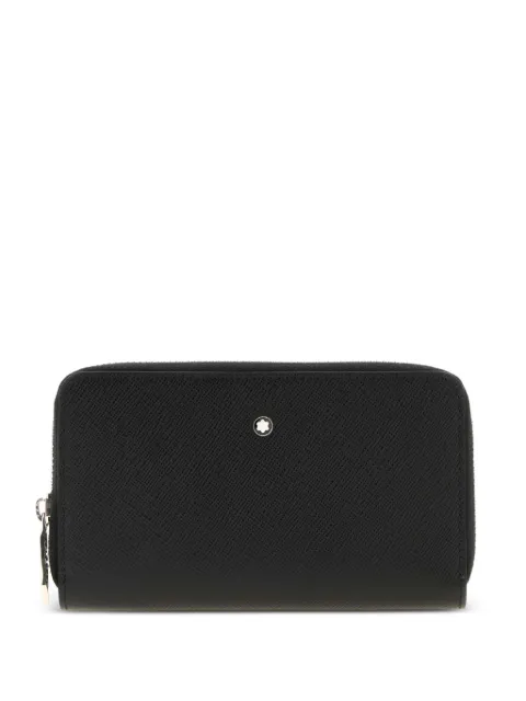 Montblanc zip-around leather wallet