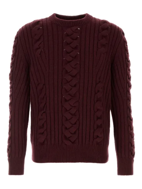 Alexander McQueen cable-knit sweater