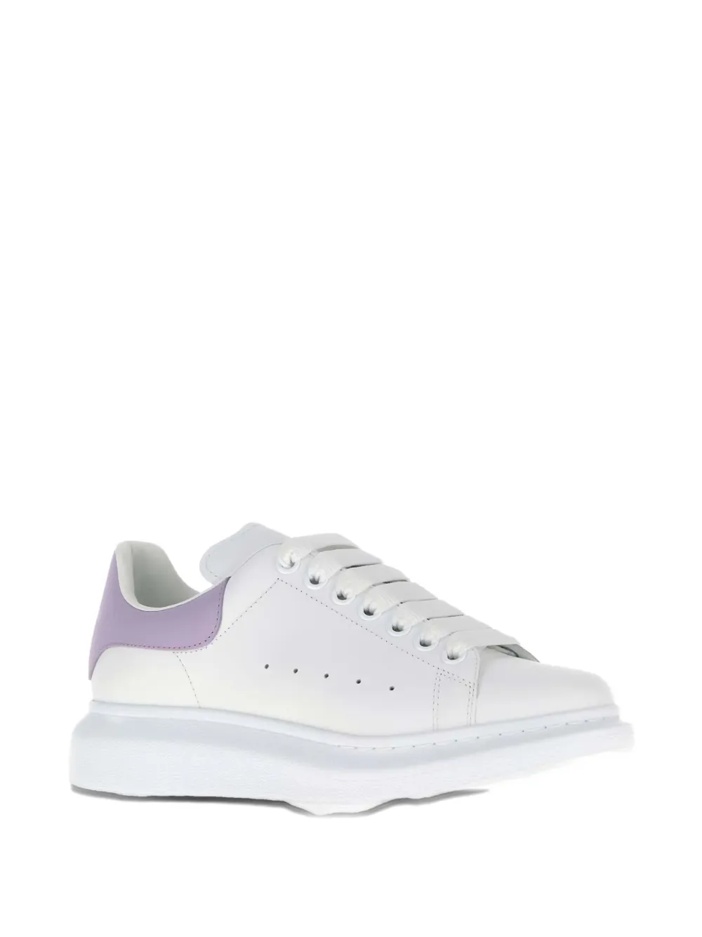 Alexander McQueen leather sneakers White
