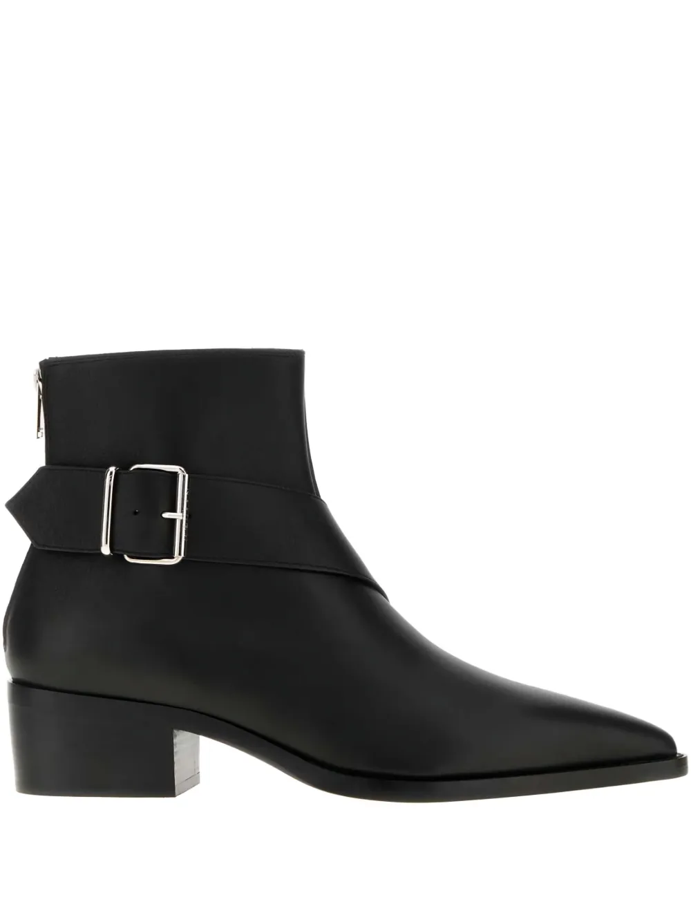 Alexander McQueen 45mm Heron biker boots Black