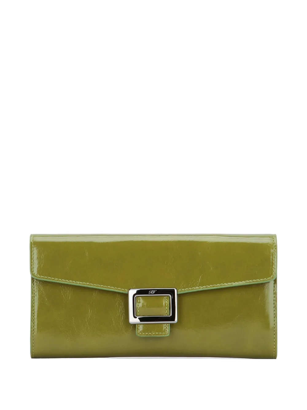 Roger Vivier Belle leather wallet | Green | Image 1