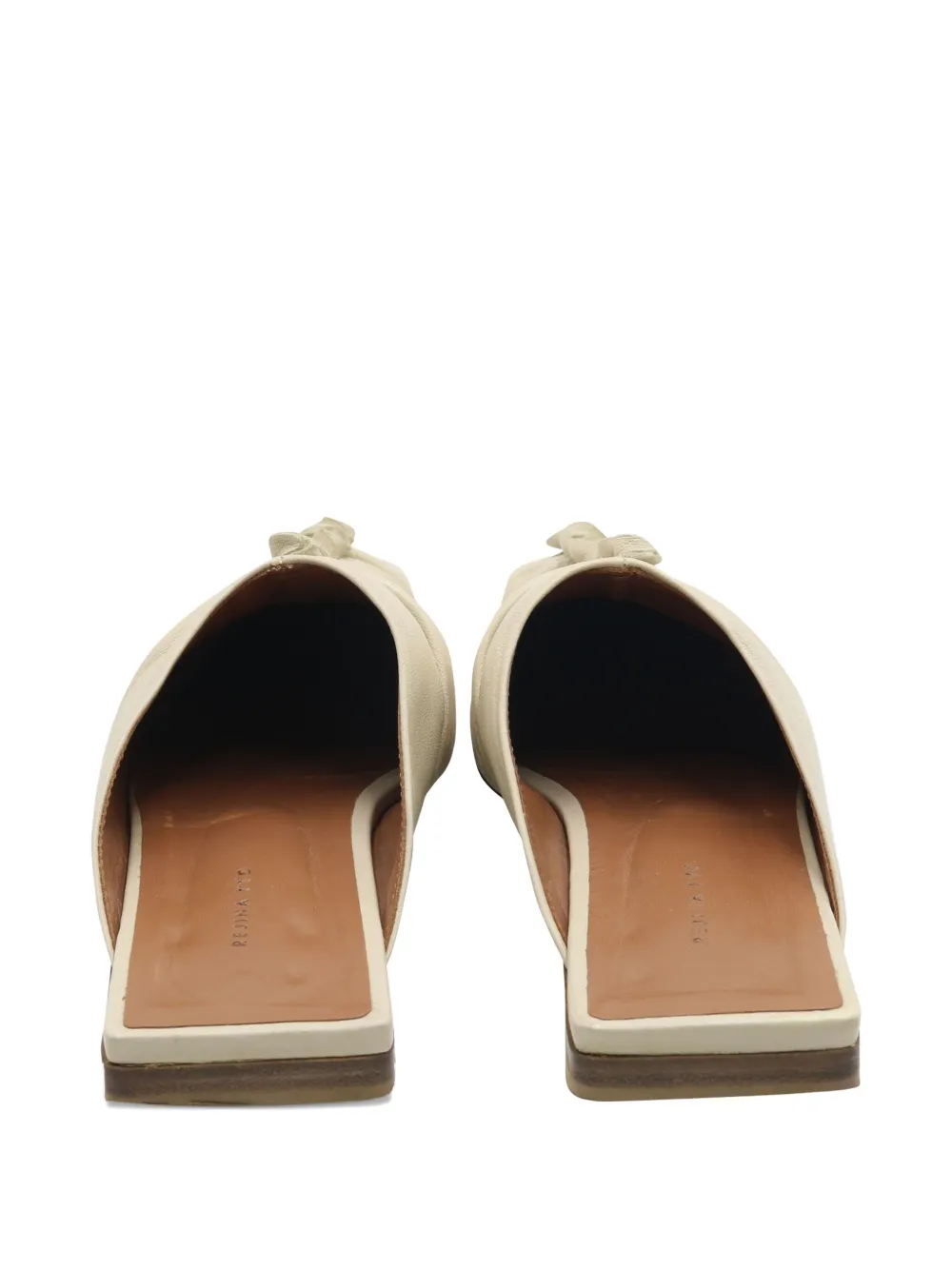 Pre-owned Rejina Pyo George Mules In Neutral