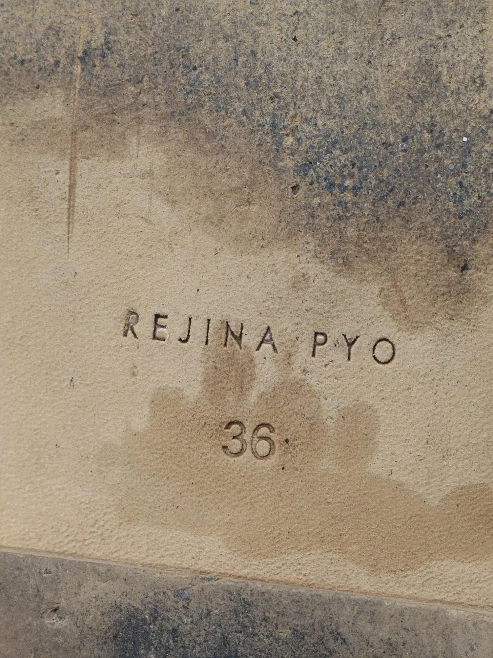 Pre-owned Rejina Pyo George Mules In Neutral