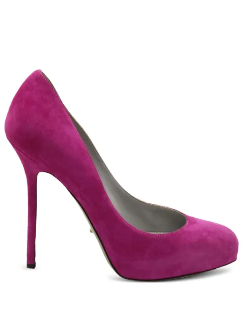 Sergio Rossi Vintage suede heeled pumps