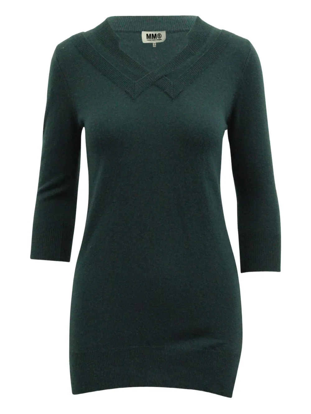 Maison Margiela mini sweater dress | Green | Image 1