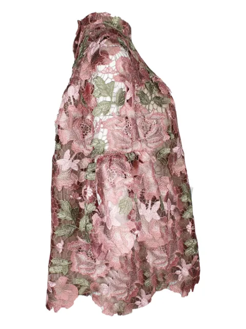 Anna Sui Vintage بلوزة بدانتيل زهور