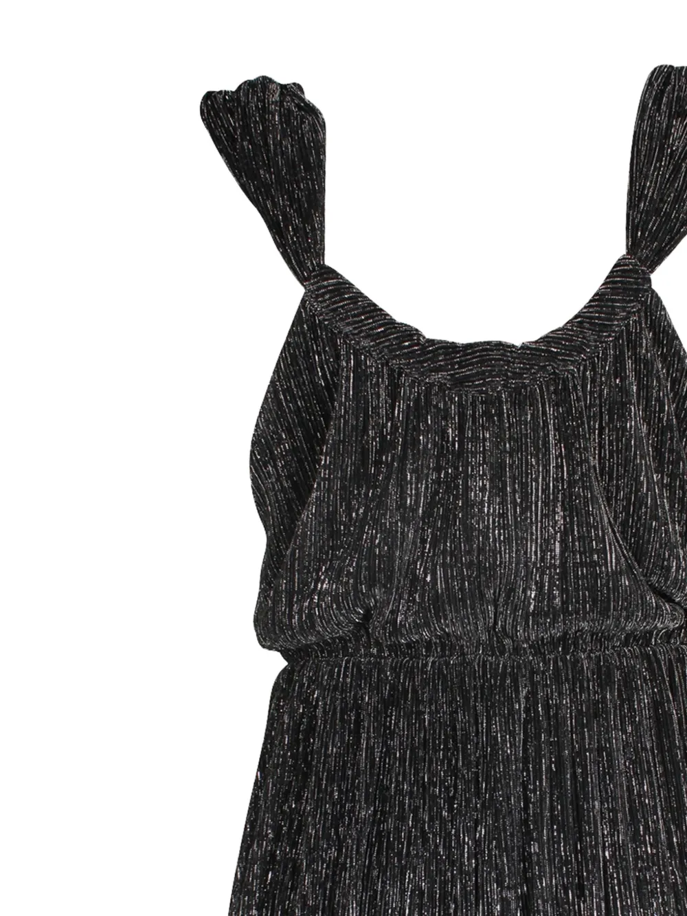 Maje pleated V-neck playsuit | Black | Image 1