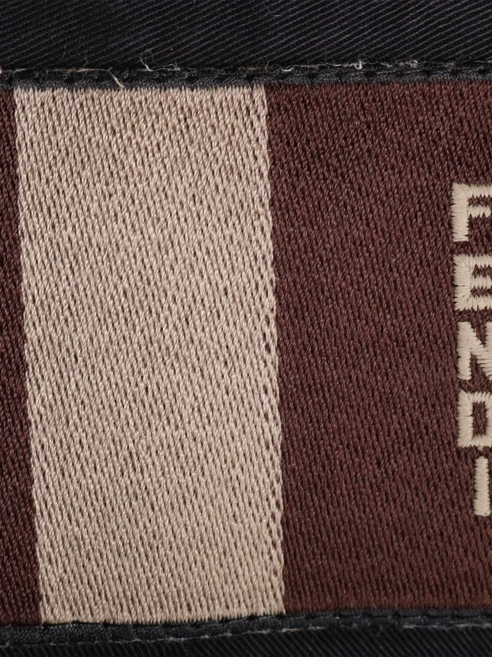 Pre-owned Fendi Logo-patch Shorts In Black