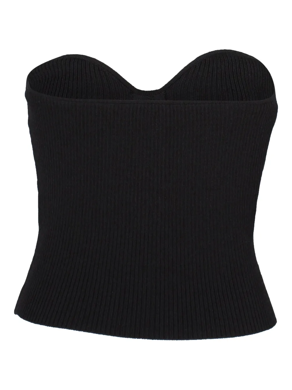 Self-Portrait ribbed strapless top | Image 2