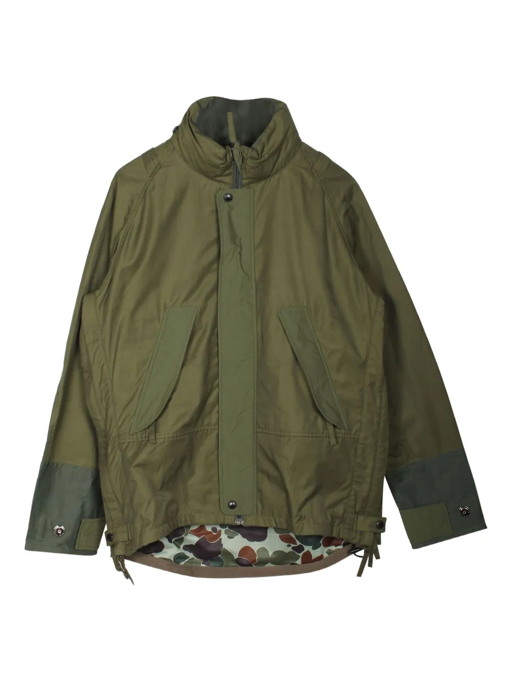 Comme Des Garçons Pre-Owned zip-up bomber jacket | Green | Image 1