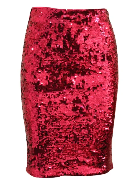 alice + olivia sequin pencil midi skirt
