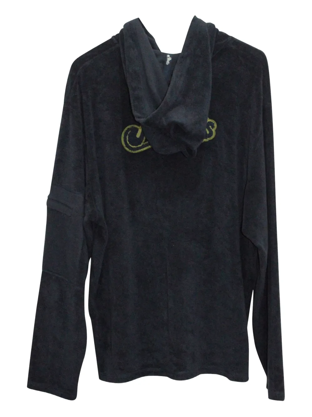 Loewe Pre-Owned patch-detail zip-up hoodie | Image 2