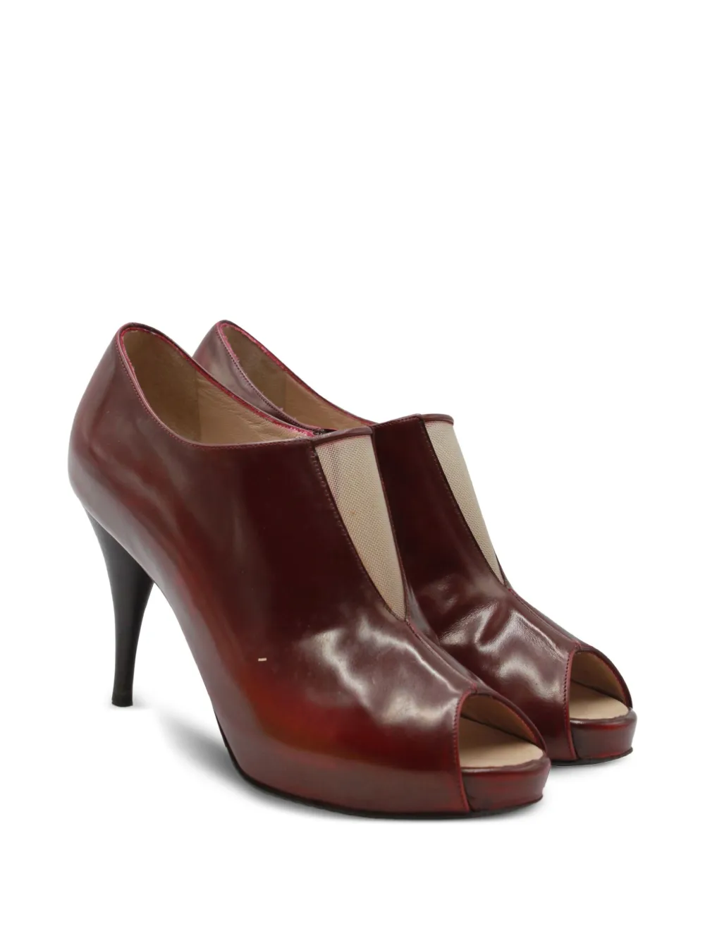 Fendi Pre-Owned cut-out peep-toe ankle boots | Image 2
