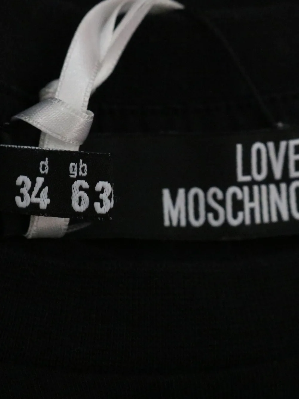 Pre-owned Love Moschino Graphic-print T-shirt Dress In Black