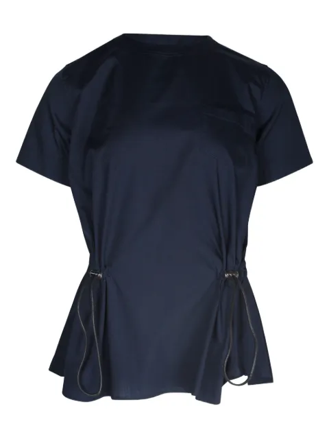 sacai open-back toggle-side top