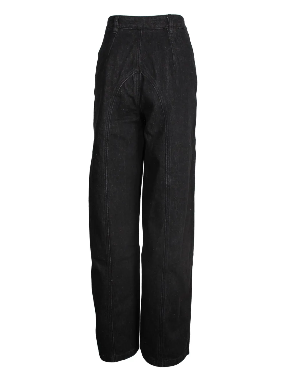 Self-Portrait Jeans met stikseldetail - Zwart