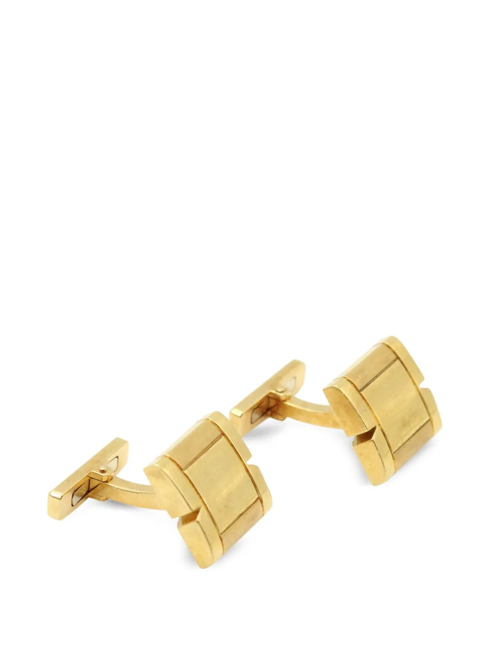 Cartier French Tank カフスボタン 18Kイエローゴールド - ゴールドトーン Cartier French Tank カフスボタン 18Kイエローゴールド - ゴールドトーン