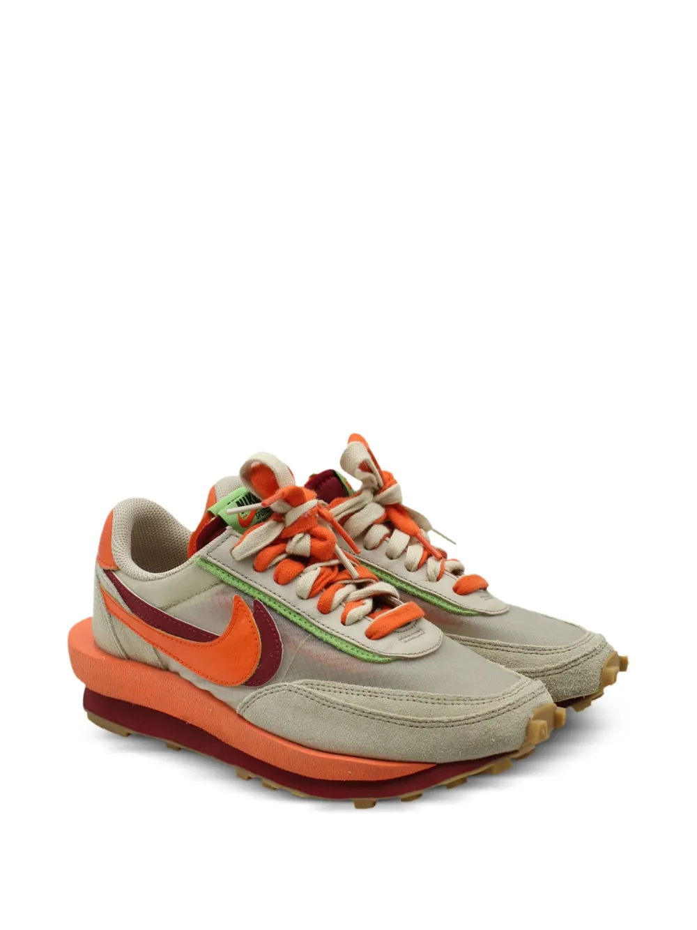 Nike Vintage x sacai x CLOT LDWaffle "Net Orange Blaze" sneakers | Image 2