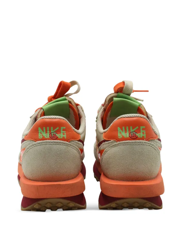 nike ldwaffle x clot x sacai net orange blaze