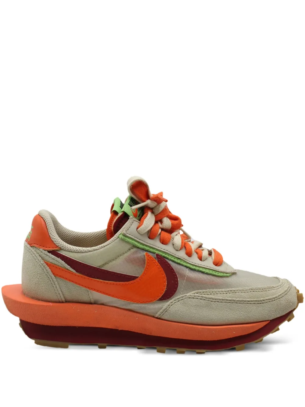 Nike Vintage x sacai x CLOT 'LDWaffle Net Orange Blaze' スニーカー - オレンジ Nike Vintage x sacai x CLOT 'LDWaffle Net Orange Blaze' スニーカー - オレンジ