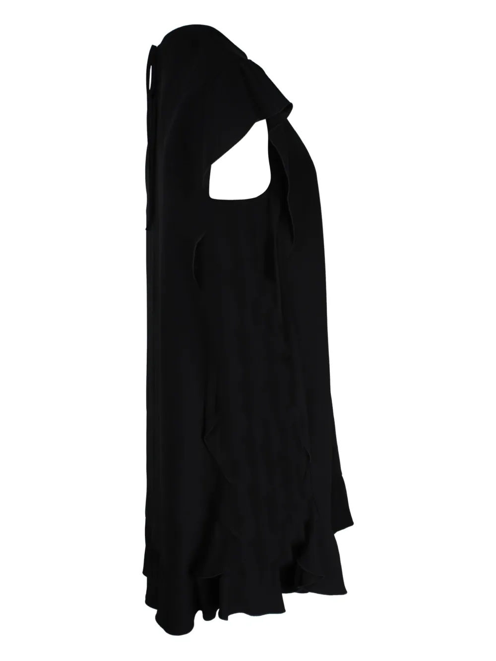 Red Valentino Vintage ruffled mini dress - Nero