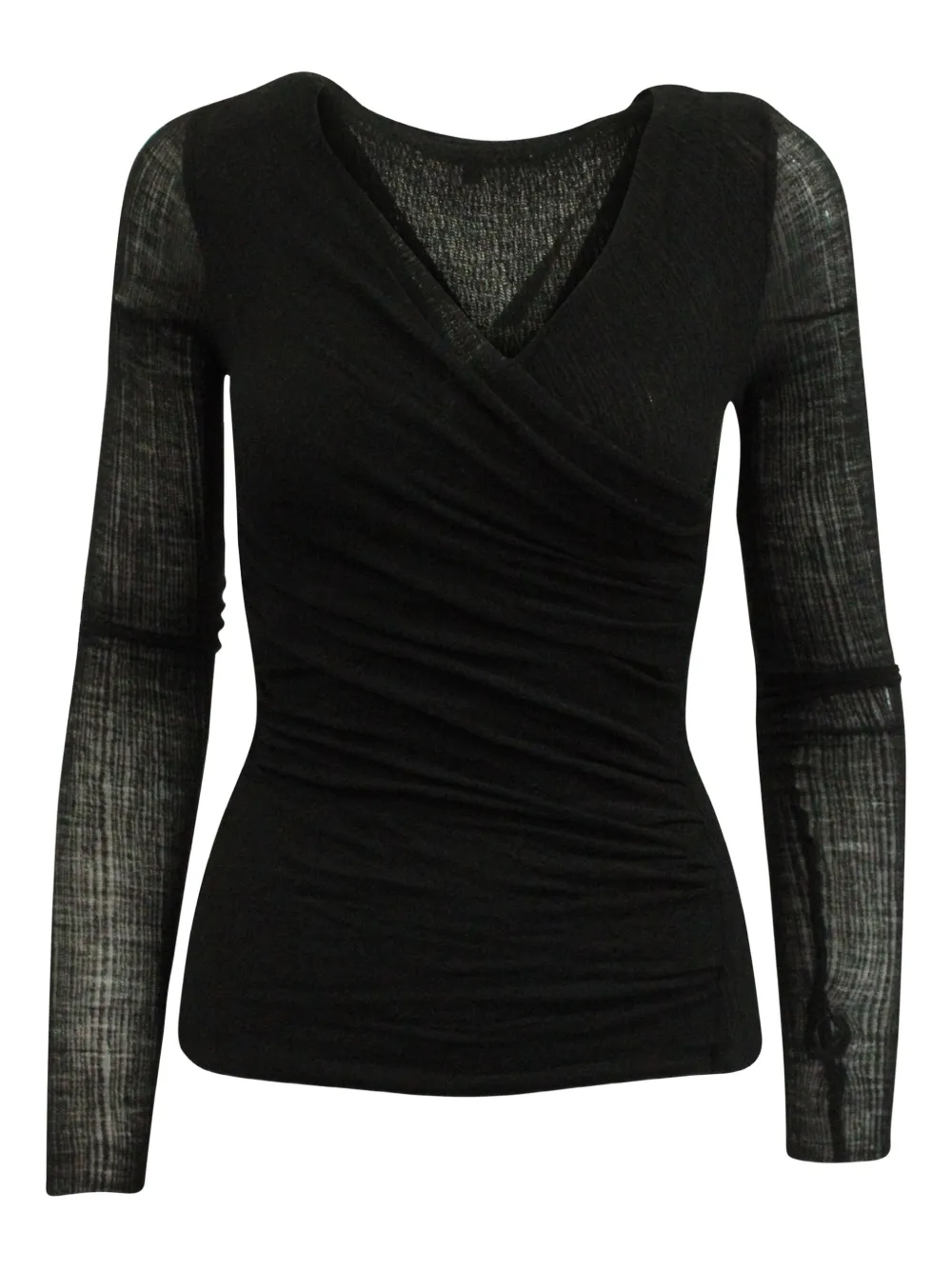 Maje V-neck top | Black | Image 1
