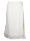 Mansur Gavriel textured midi skirt - White