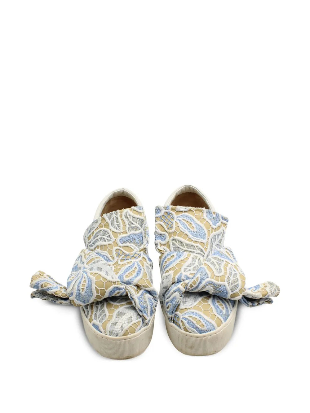 Knot-Detail Lace Sneakers