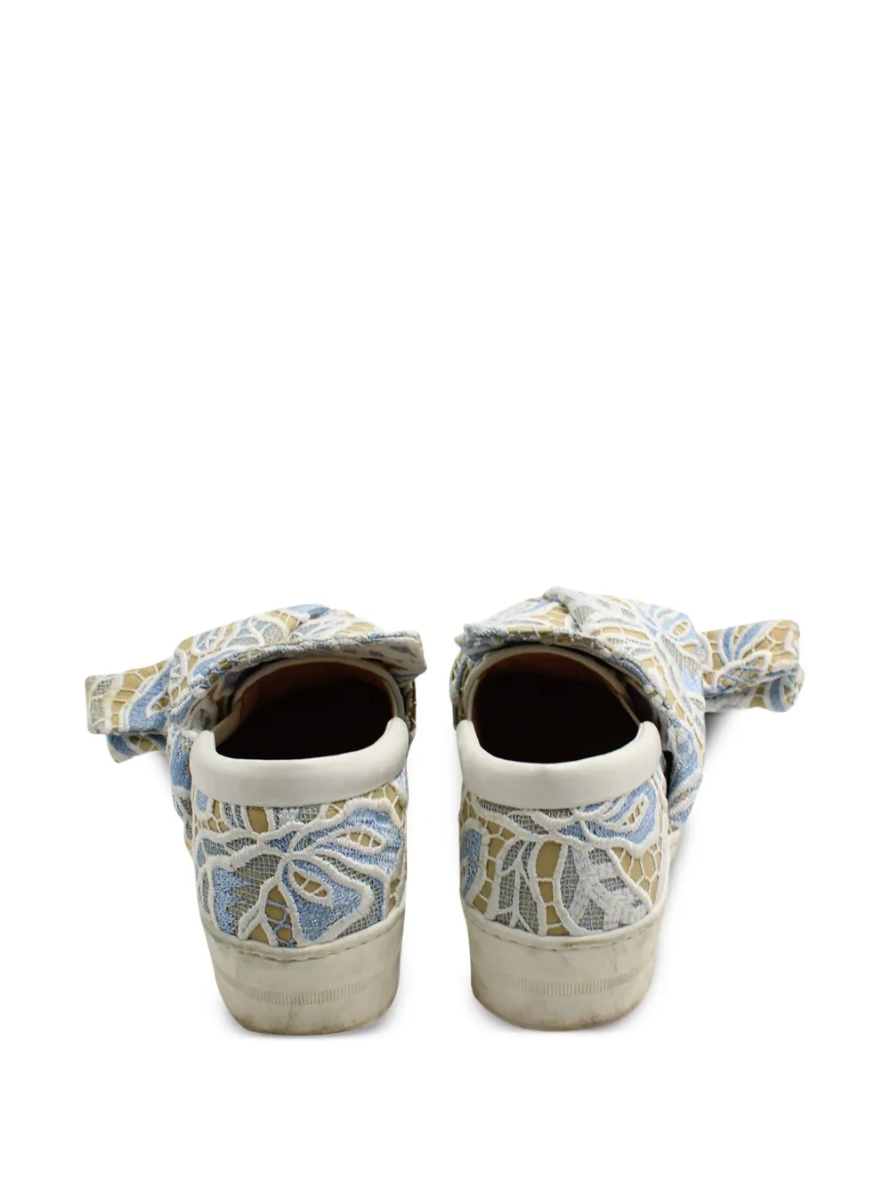 Knot-Detail Lace Sneakers