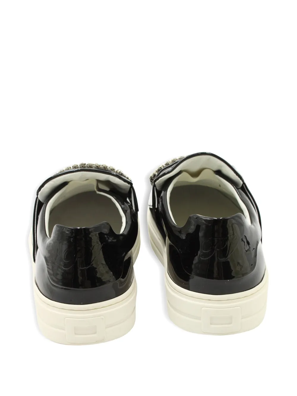 Pre-owned Roger Vivier Vintage Sneaky Viv Sneakers In Black