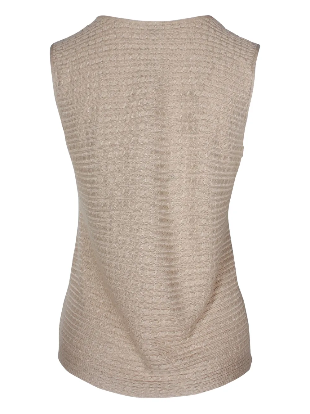 Giorgio Armani Pre-Owned knitted sleeveless top | Image 2
