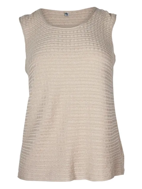 Giorgio Armani Pre-Owned knitted sleeveless top