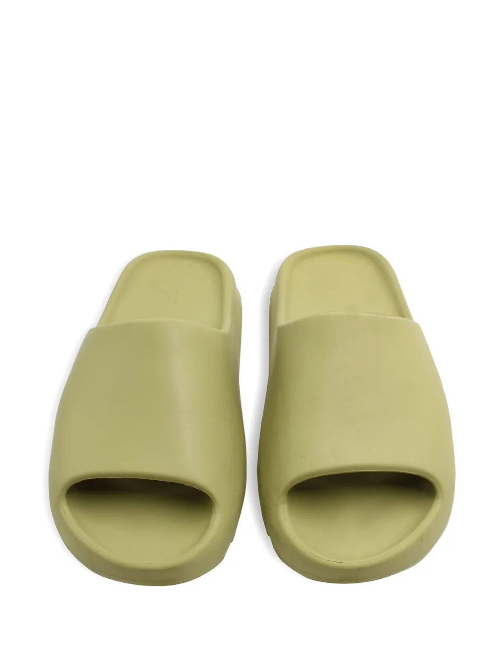 Pre-owned Adidas Originals Resin Slides In Green