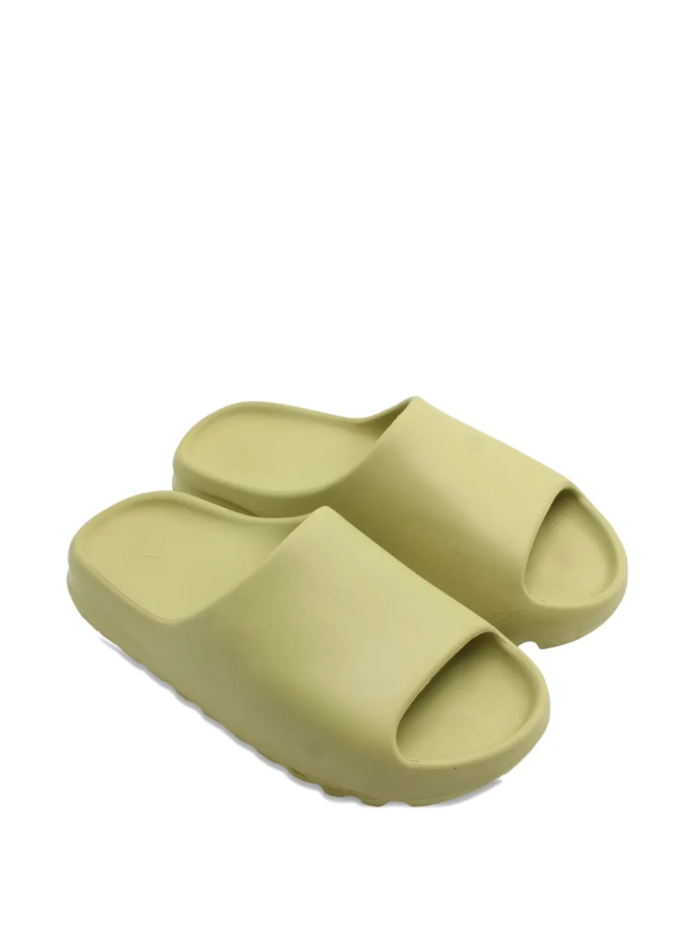 Pre-owned Adidas Originals Resin Slides In Green