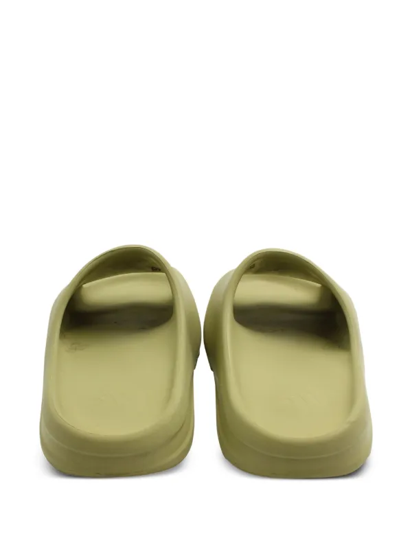 Adidas Yeezy Resin Slides Green FARFETCH ID