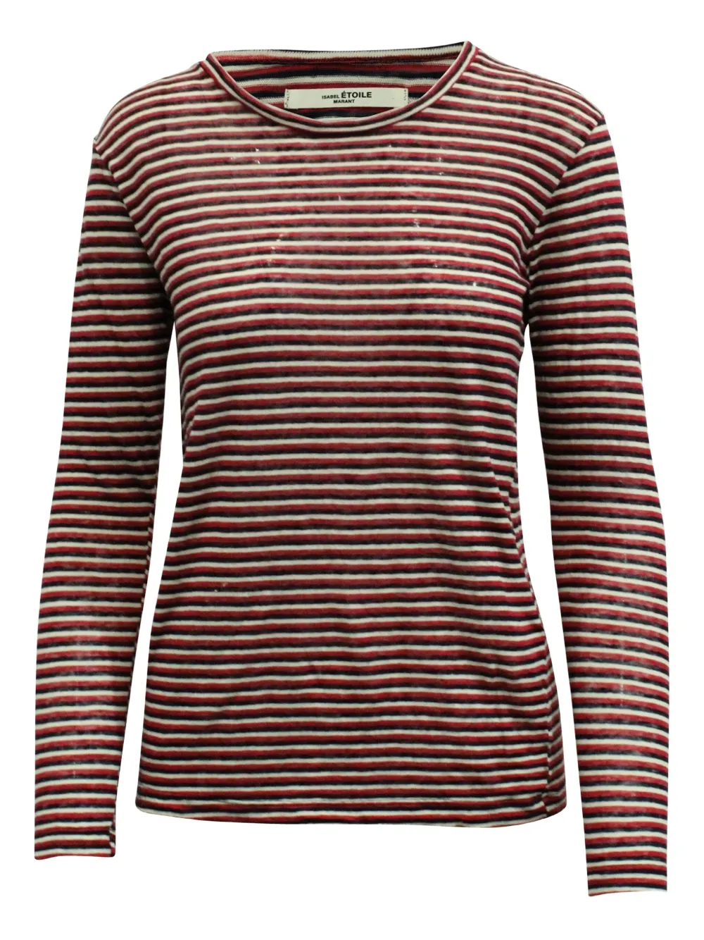 Isabel Marant Vintage striped long-sleeve T-shirt | Red | Image 1