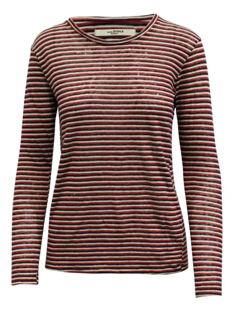 Isabel Marant Vintage تيشيرت مخطط بأكمام طويلة