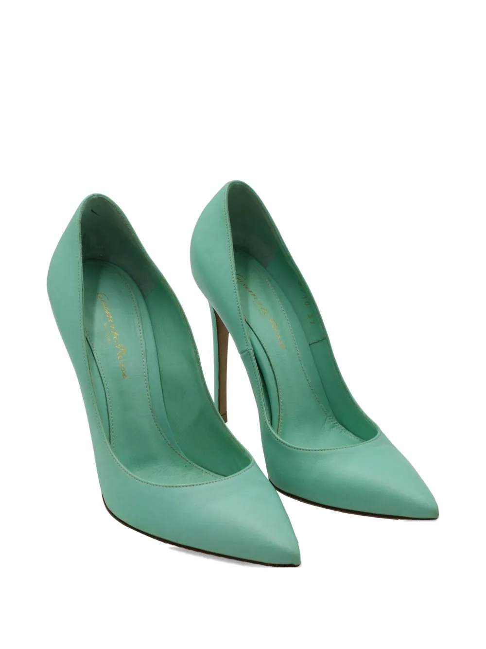 Gianvito Rossi pointed-toe pumps - Groen