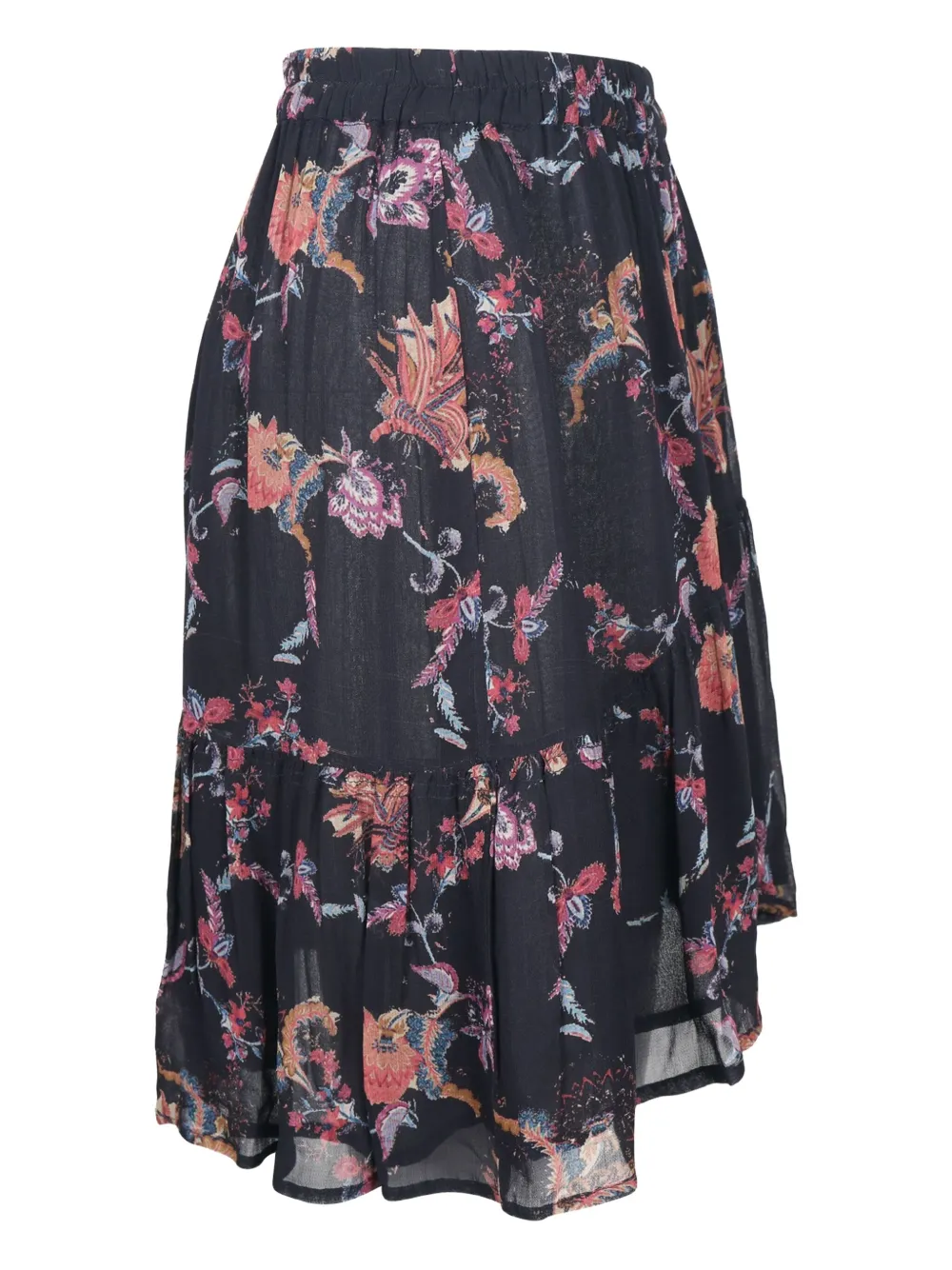 IRO floral-print tiered skirt - Blauw
