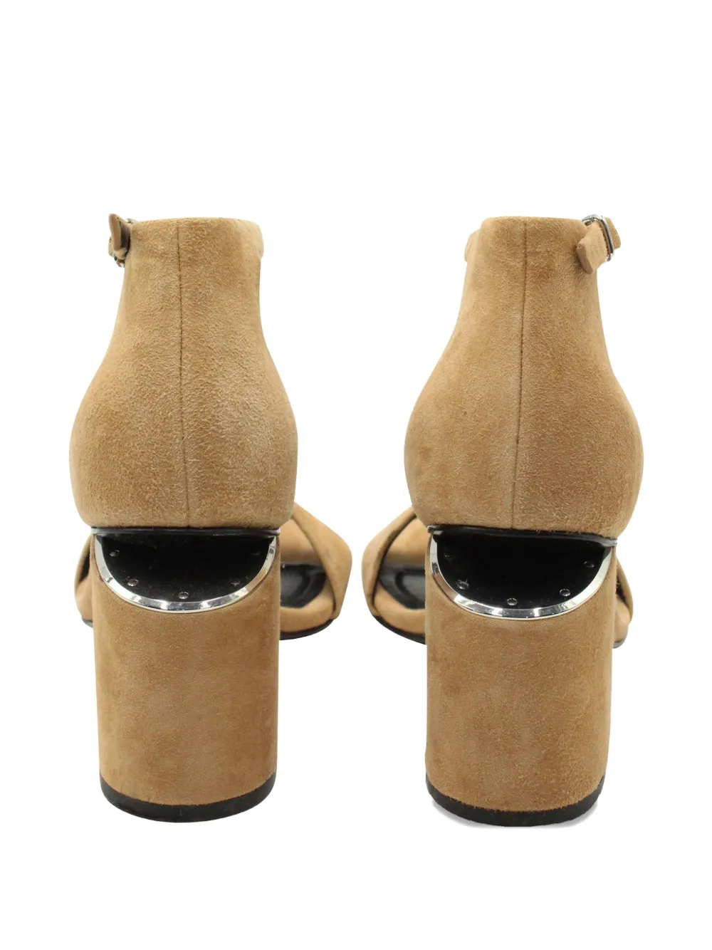 Pre-owned Alexander Wang Abby Sandals In Neutral