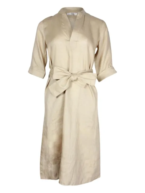 Vanessa Bruno linen/flax belted dress