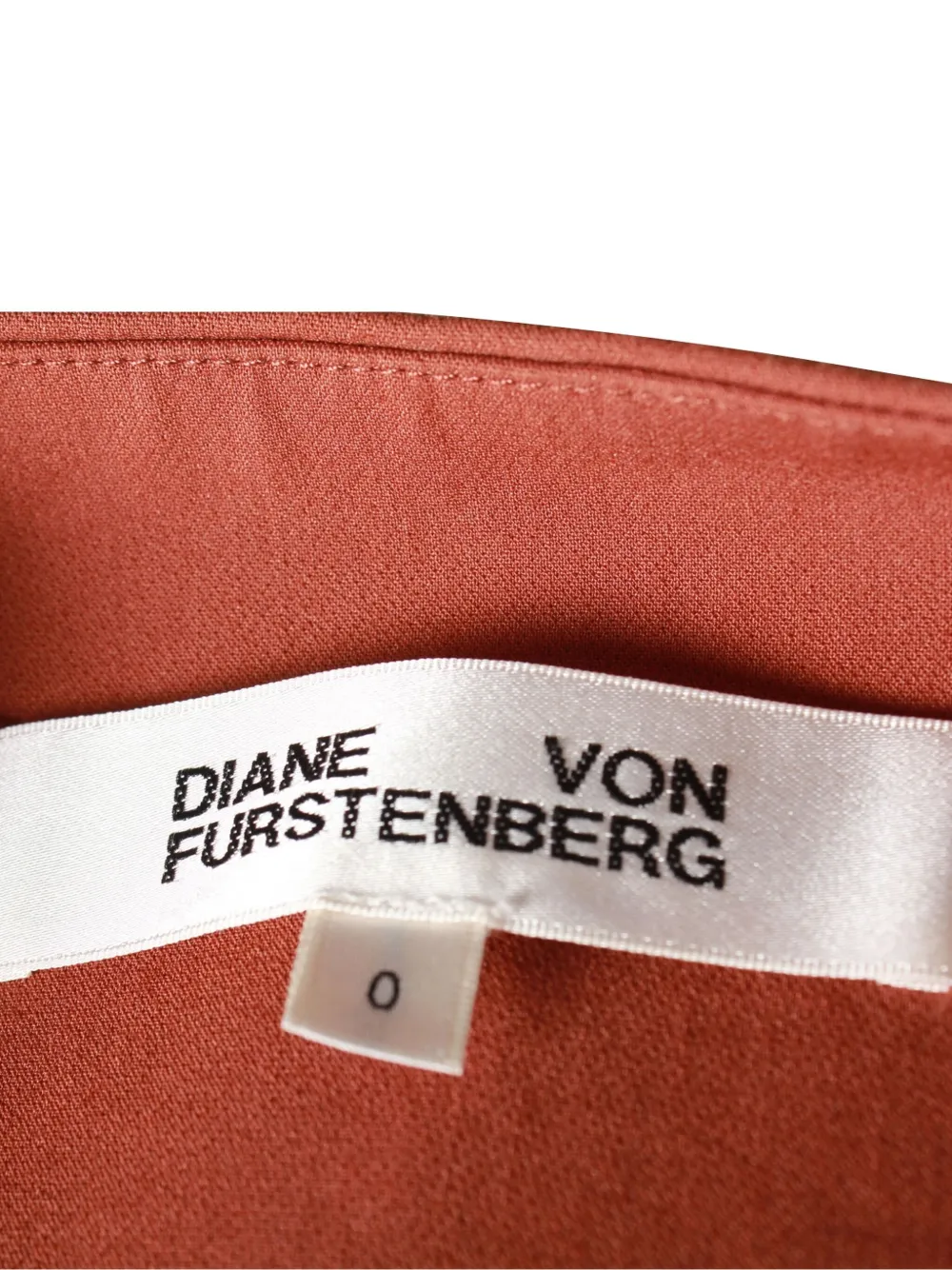 Pre-owned Diane Von Furstenberg Belted Cotton Dress In Brown