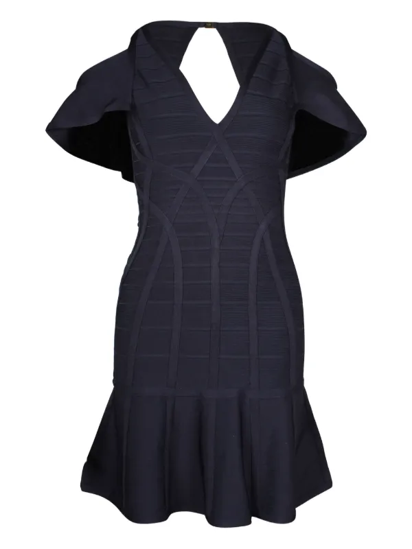 herve leger flared bandage dress NWT Authentic Herve Leger "BLAKELY" S Multi-Eyelet Flared Bandage Dress - $1,540