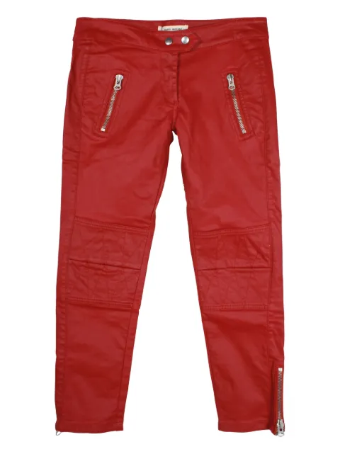 Isabel Marant Vintage x H&M waxed biker jeans