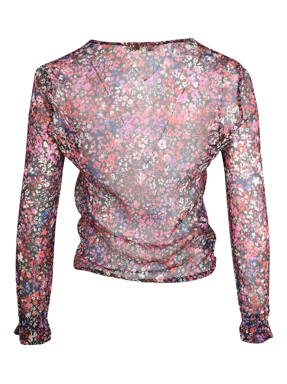 Maje floral-print ruffled top | Image 2